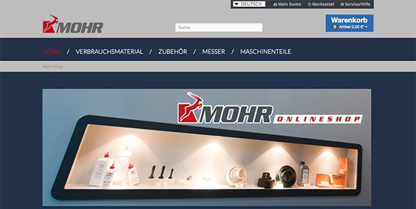 MOHR Online Shop